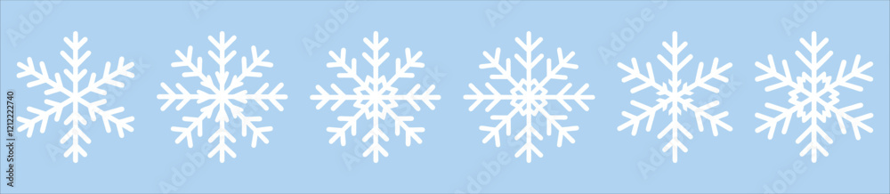 Snowflakes icons. Vector Snowflake. Snowflakes set. Snow icons. Snow symbols. Snowflake vector icon Snowflakes icons. Vector Snowflake. Snowflakes set. Snow icons. Snow symbols. Snowflake vector icon