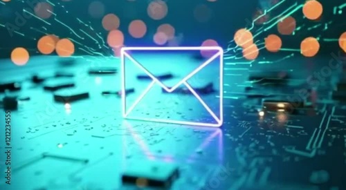 Cyber attack. Data Phishing email laptop, internet security.