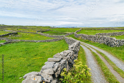 Inishmore or Inis Mor, the largest of the Aran Islands in Galway Bay, Ireland. photo