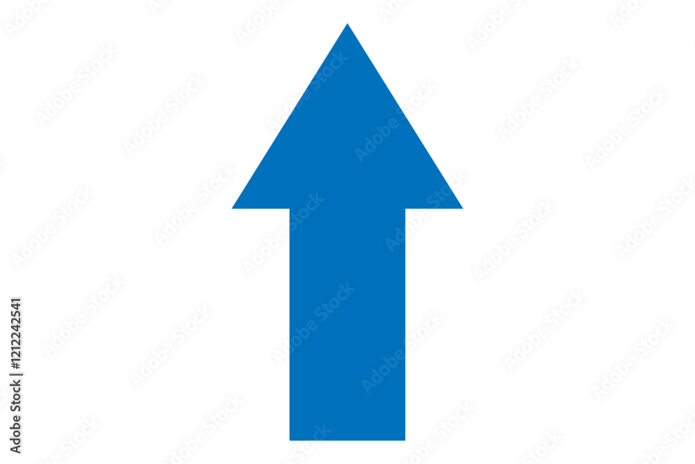Blue up arrow icon Blue up arrow icon