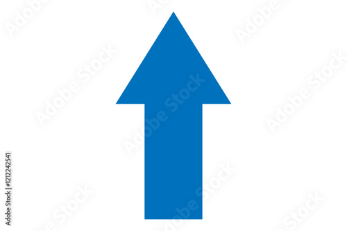 Free Download Blue up arrow icon - GFXLoad