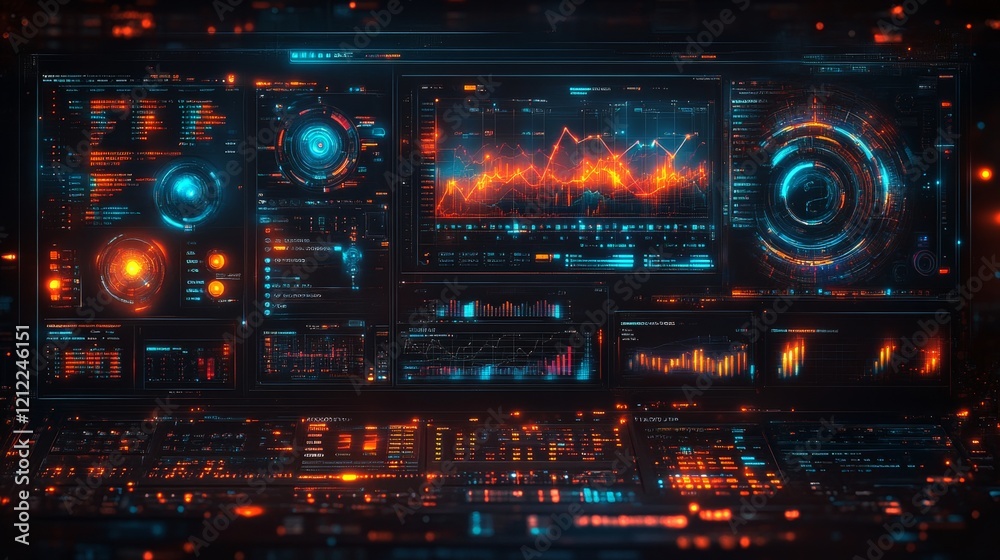 Technology oriented data visualization interface Technology oriented data visualization interface