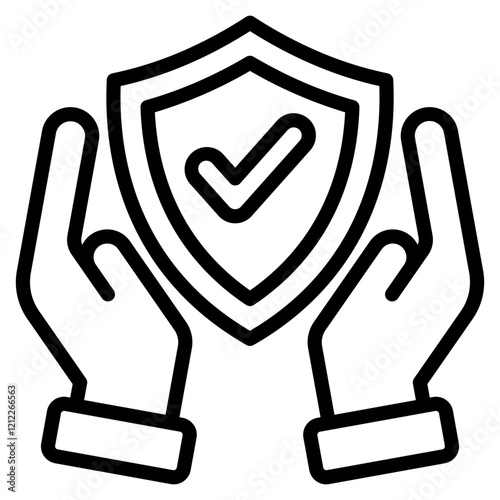 Protection Icon Element For Design