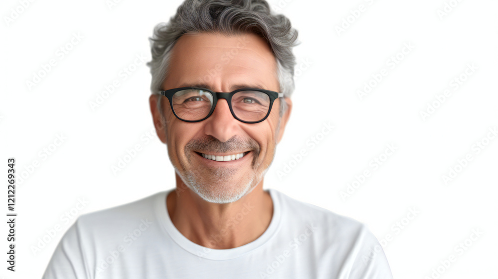 portrait of a man with glasses portrait of a man with glasses