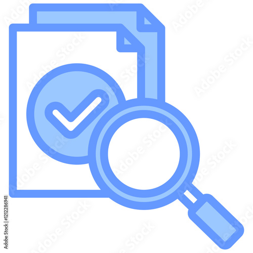 Free Download Data Audit Blue Icon - GFXLoad