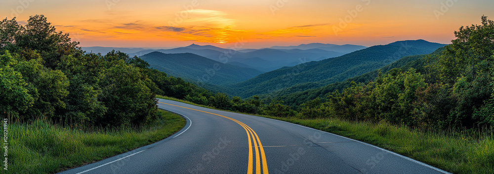 Fototapeta premium Highway background visibility