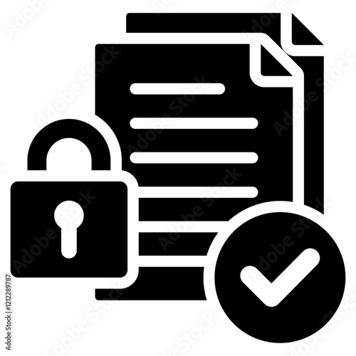 Compliance Glyph Icon