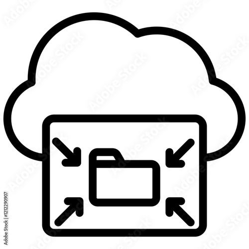Data Minimization Outline Icon