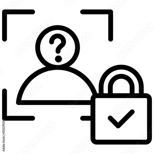 Anonymization Outline Icon