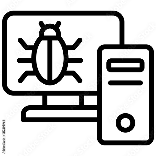 Virus Outline Icon