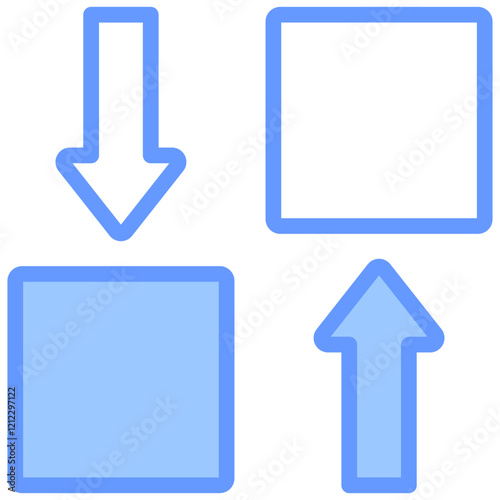 Shift Blue Icon