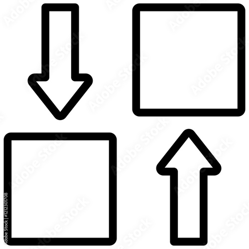 Shift Outline Icon