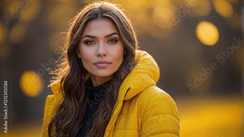 A colorful and vibrant woman photo