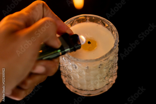 Lighting a Candle with a Lighter