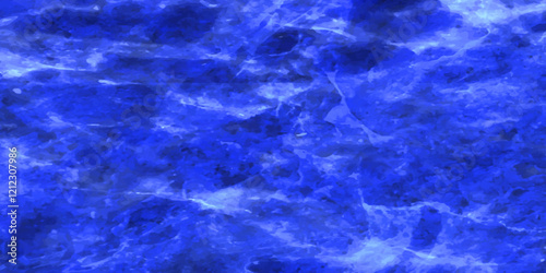 Abstract blue marble texture background, blue marble surface with a swirling with flowing pattern, luxurious blue floor tiles and stone marble, limestone Marble Texture Background.