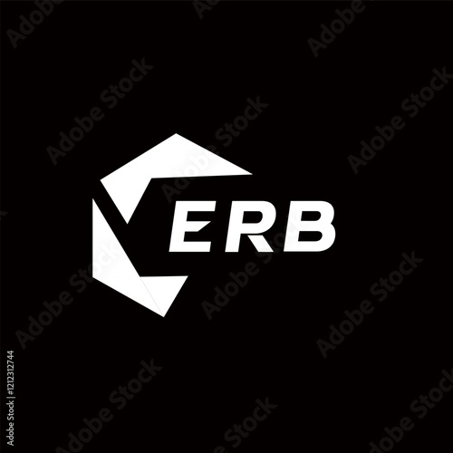 ERB creative minimalist letter logo. ERB unique vector initials alphabet letter logo design
