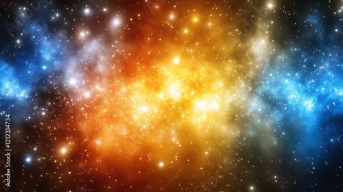 Celestial Nebula Cosmic Dust Starscape Galaxy