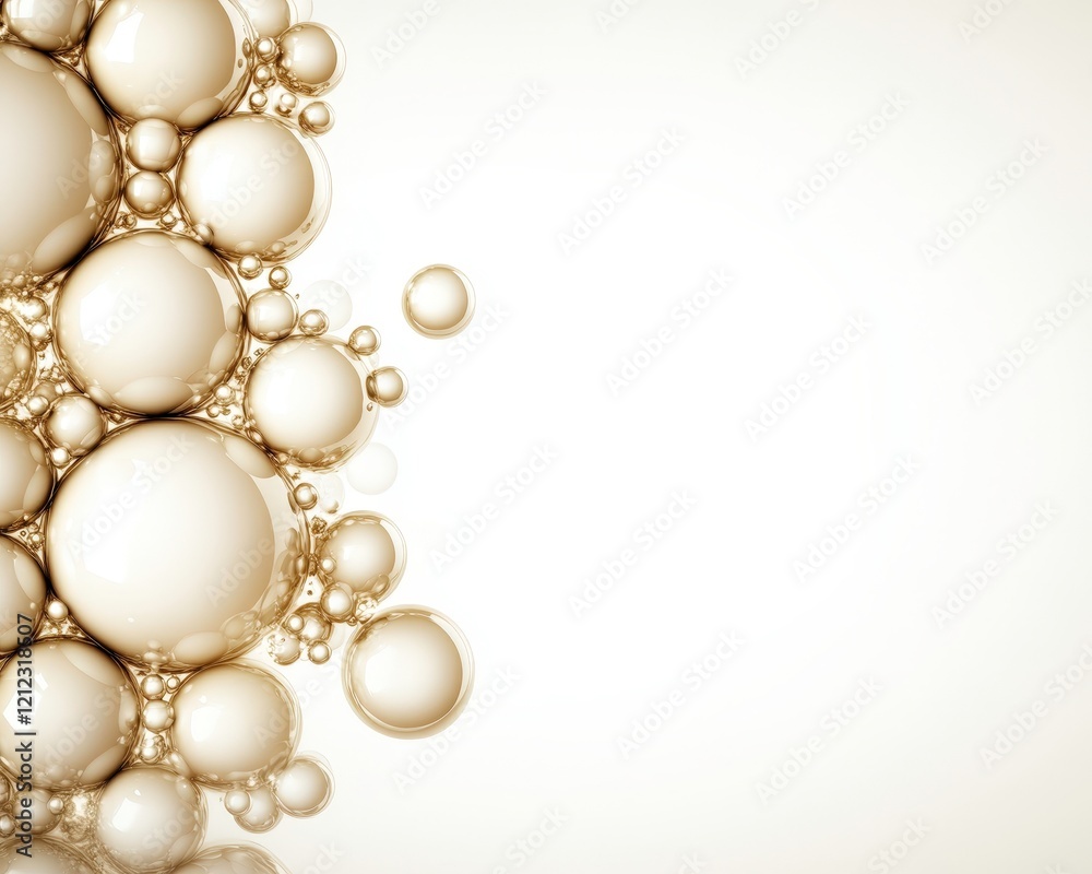 Abstract image featuring translucent bubbles on a light background, suggesting fluidity and lightness. Abstract image featuring translucent bubbles on a light background, suggesting fluidity and lightness.