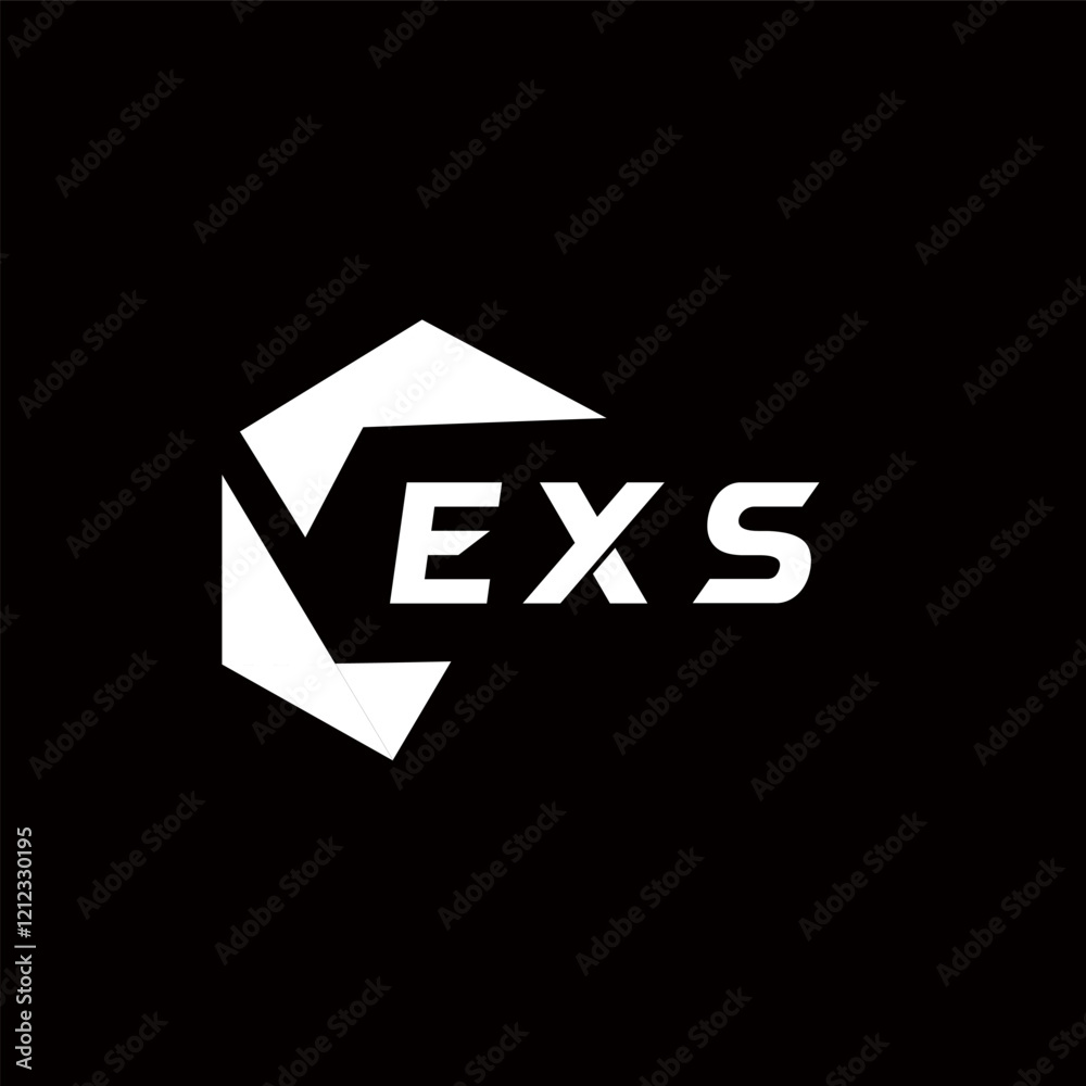 Obraz premium EXS creative minimalist letter logo. EXS unique vector initials alphabet letter logo design EXS creative minimalist letter logo. EXS unique vector initials alphabet letter logo design