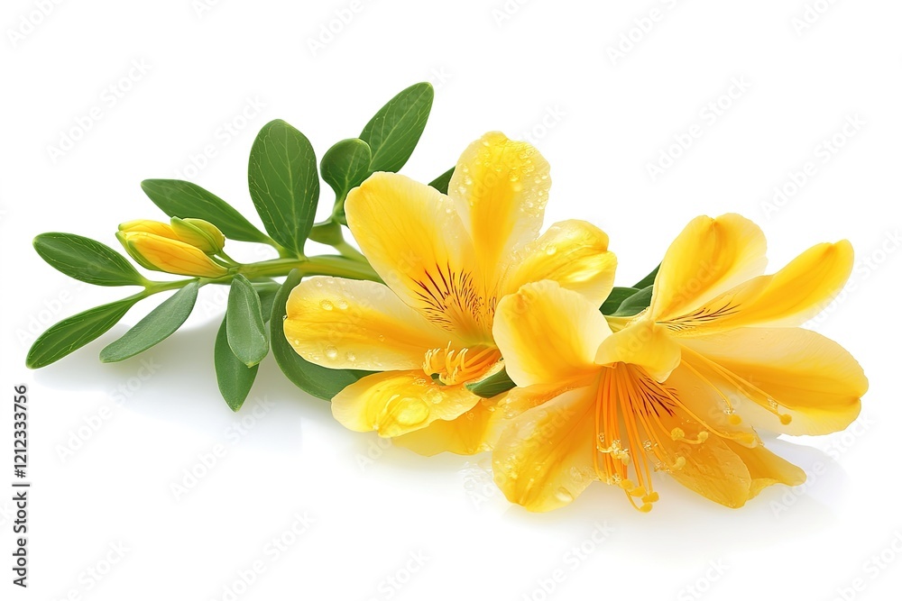 Vibrant Yellow Freesia Bloom: Springtime Elegance, Botanical Delight, Nature's Beauty, Fresh Flower, Vibrant Yellow Freesia Bloom: Springtime Elegance, Botanical Delight, Nature's Beauty, Fresh Flower,