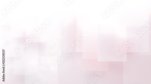 Modern minimalist digital artwork with geometric rectangles and squares  soft pastel tones  lens glow lighting  layered design  and grand-scale elegance on a gray gradient.