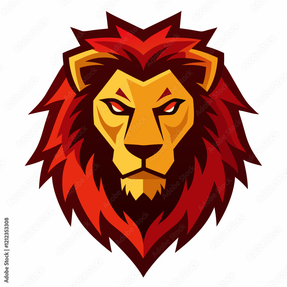 Obraz premium lion head with wings