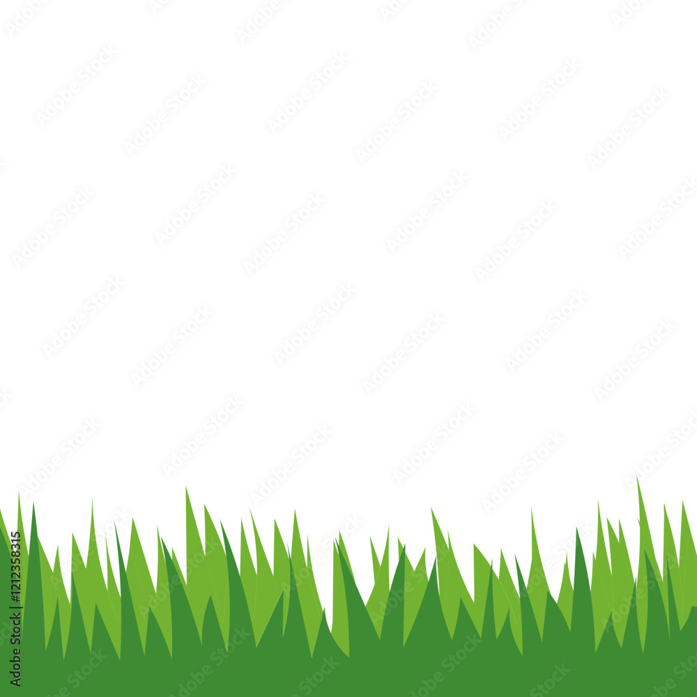 Obraz premium Grass Vektor Art