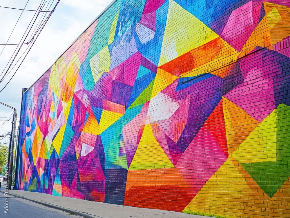 Fototapeta premium Colorful City Murals