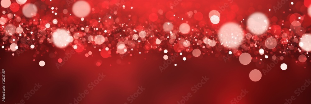 Red Christmas Bokeh Background with Soft White Lights for Holiday Celebrations, Winter Season, and Festive Events Red Christmas Bokeh Background with Soft White Lights for Holiday Celebrations, Winter Season, and Festive Events
