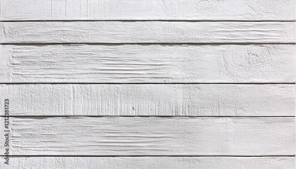 Obraz premium Textured white wood planks with faint horizontal lines showcasing a natural aesthetic in wood texture.