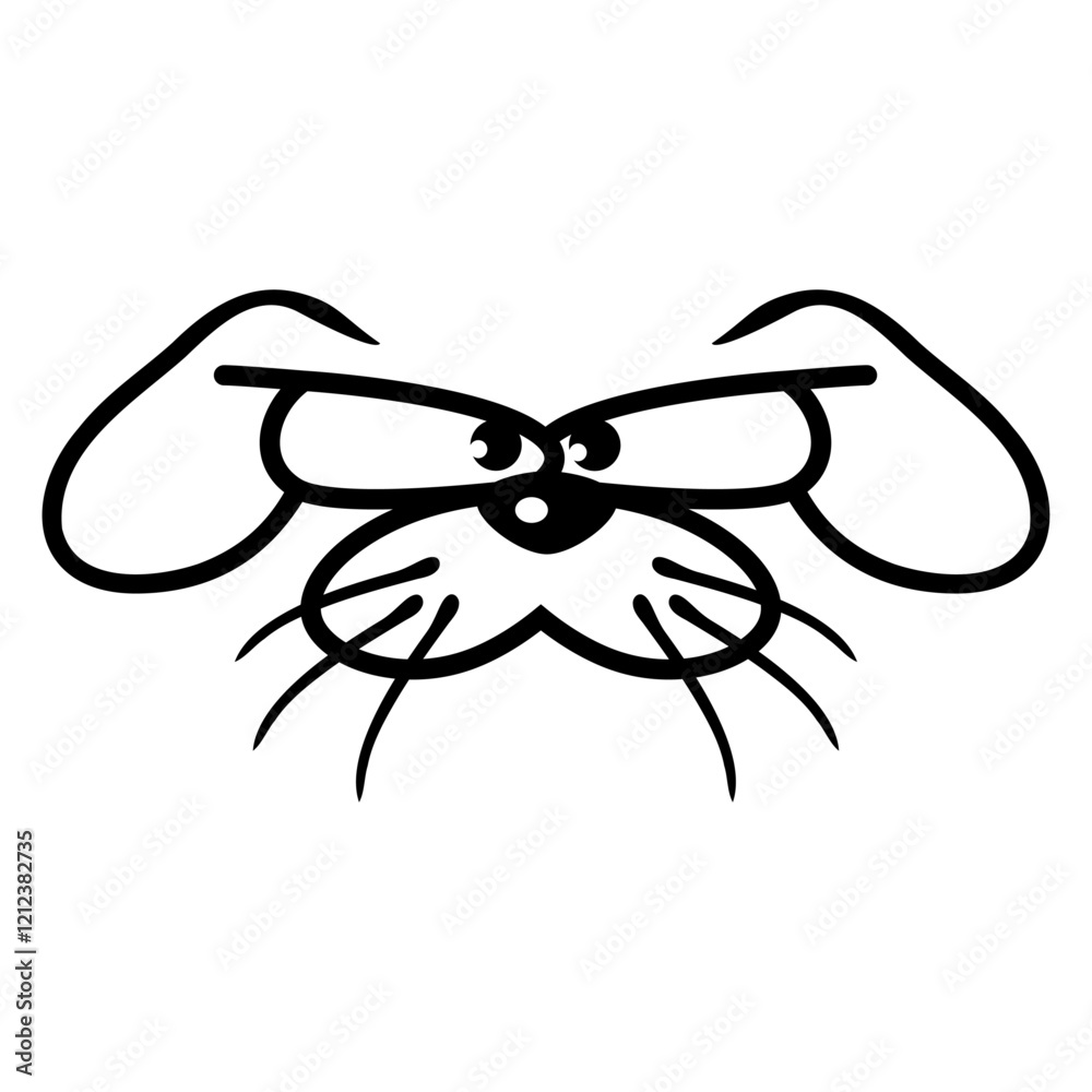 Dog Rabbit Animal Bunny Angry Serious Aggressive Design Lover Art Vector Illustration Card T-Shirt Poster Sticker Graphic Print Decorative Drawing Isolated Logo Decoration Symbol Creative Cool Style
Dog Rabbit Animal Bunny Angry Serious Aggressive Design Lover Art Vector Illustration Card T-Shirt Poster Sticker Graphic Print Decorative Drawing Isolated Logo Decoration Symbol Creative Cool Style