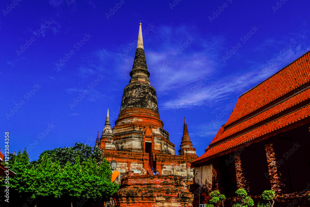 Fototapeta premium 【タイ】アユタヤの仏塔