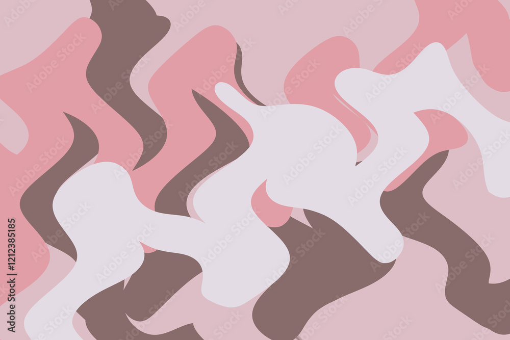Pink brown beige doodle abstract background. Illustration for banner, poster, card Pink brown beige doodle abstract background. Illustration for banner, poster, card