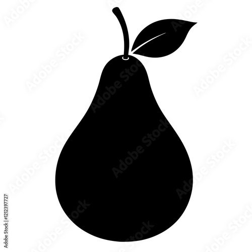 pear isolated on white