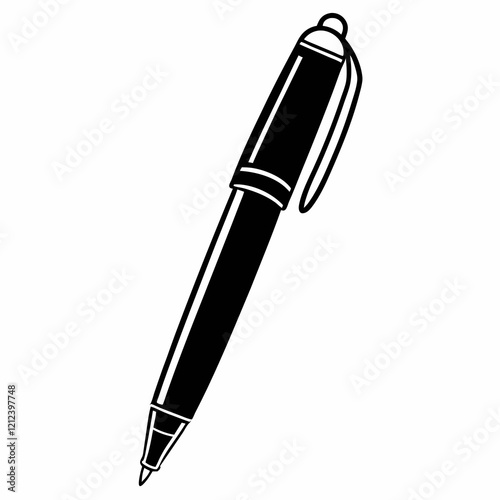 pen isolated on white background