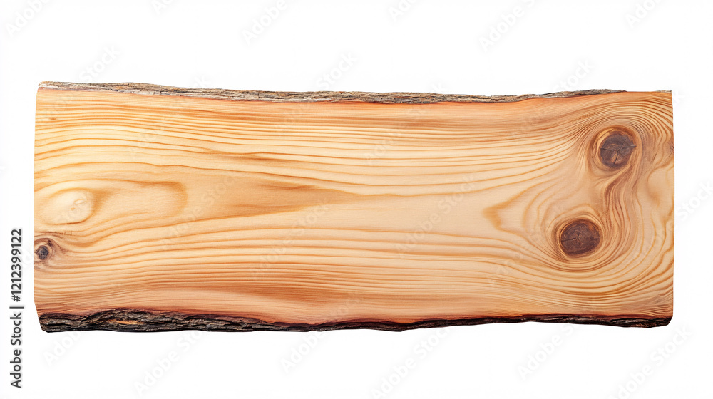 natural light-colored wooden plank with smooth grain and knots on a clean white background highlighting organic texture
natural light-colored wooden plank with smooth grain and knots on a clean white background highlighting organic texture