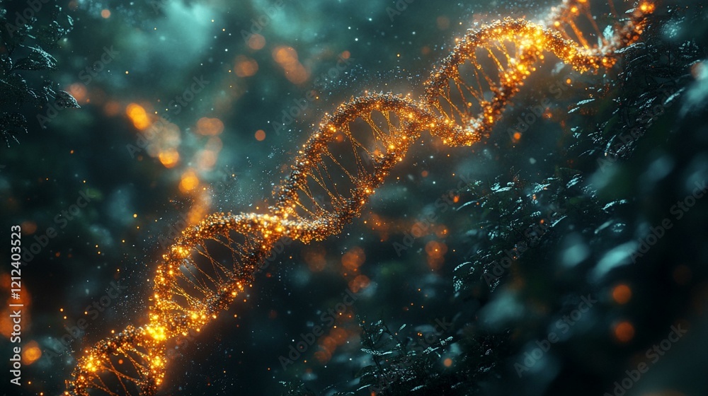A scientific rendering of CRISPR-Cas9 targeting a specific gene, illustrating the precise molecular cut and edit. 77 A scientific rendering of CRISPR-Cas9 targeting a specific gene, illustrating the precise molecular cut and edit. 77