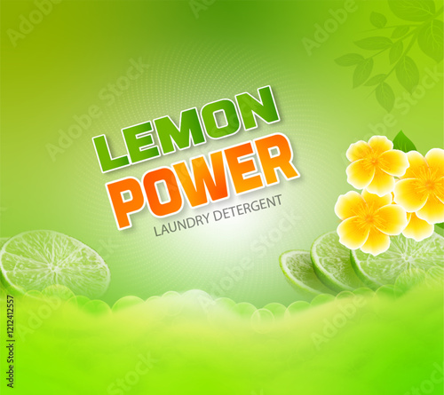 Detergent powder packet design