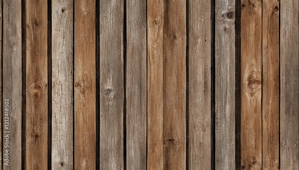 Obraz premium Rustic wooden plank texture with natural grain patterns