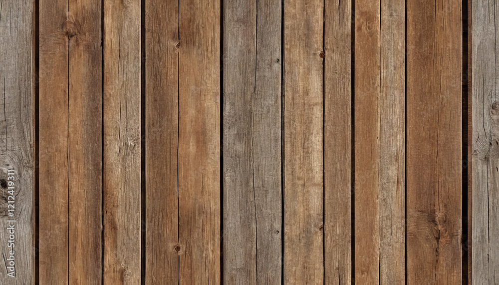 Rustic wooden plank texture with natural grain patterns