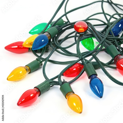 string of colored lights, jpg photo