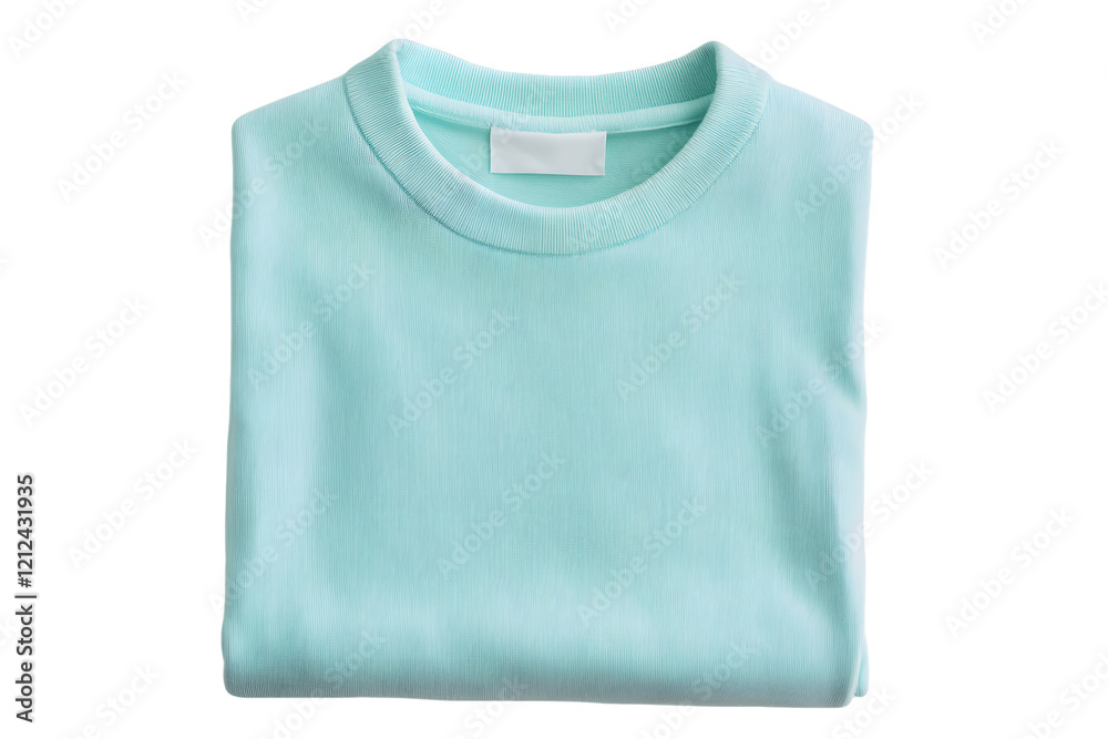 Fold Light Blue Shirt with Transparent Background Fold Light Blue Shirt with Transparent Background
