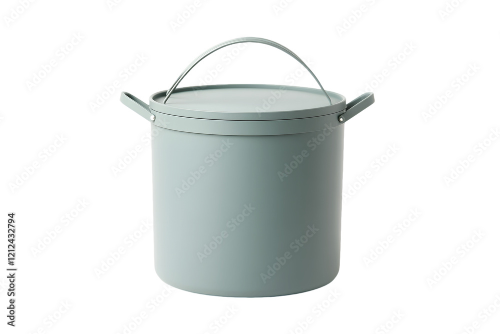 Create Cylindrical Container with Handles and Transparent Background Create Cylindrical Container with Handles and Transparent Background