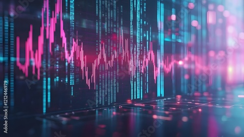 Gold investment stock market diagram concept isolated on 3d background with business financial economy trade wealth banking chart. Growth marketing forex money finance currency success profit graph 
