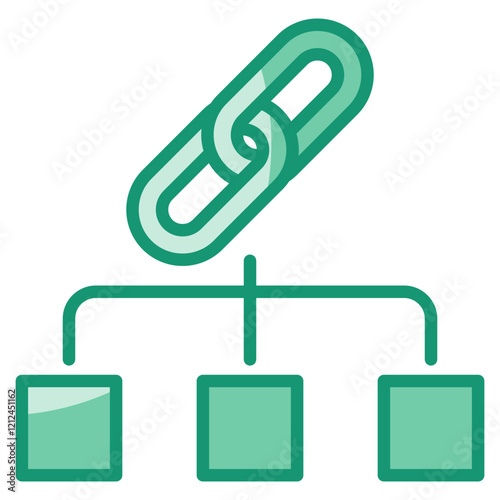 Network Icon Element For Design