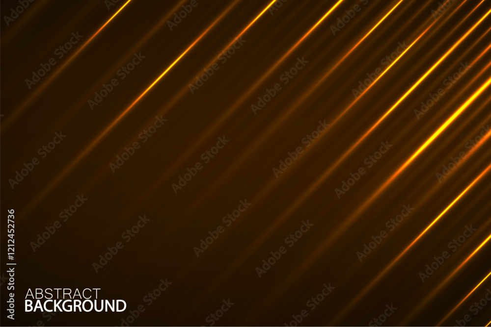 Obraz premium Abstract background with glowing lines, neon stripes, technology concept