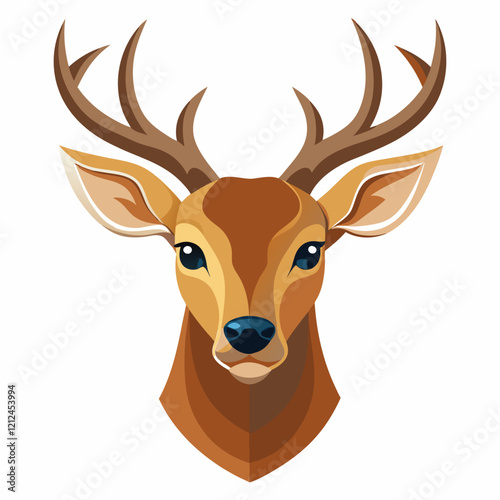 deer head vector