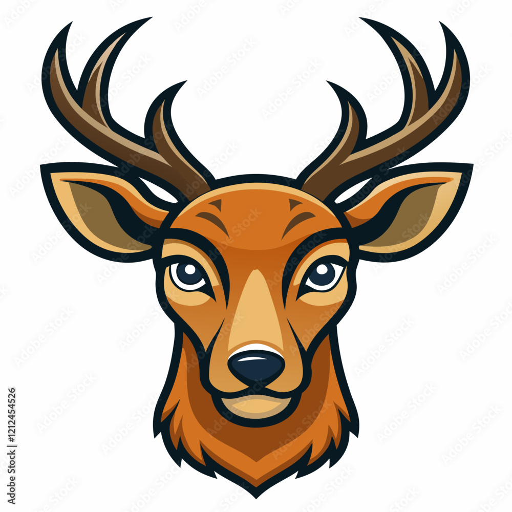 deer head isolated deer head isolated