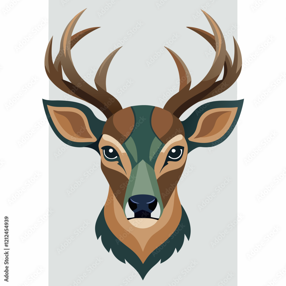 deer head vector deer head vector
