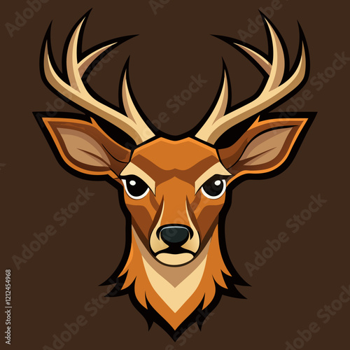 deer head vector illustration